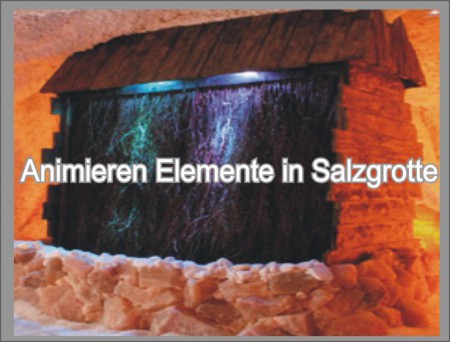 Animieren Elemente in Salzgrotte